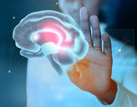 fundo de estudo do cerebro para tecnologia medica de cuidados de saude mental 53876 105237